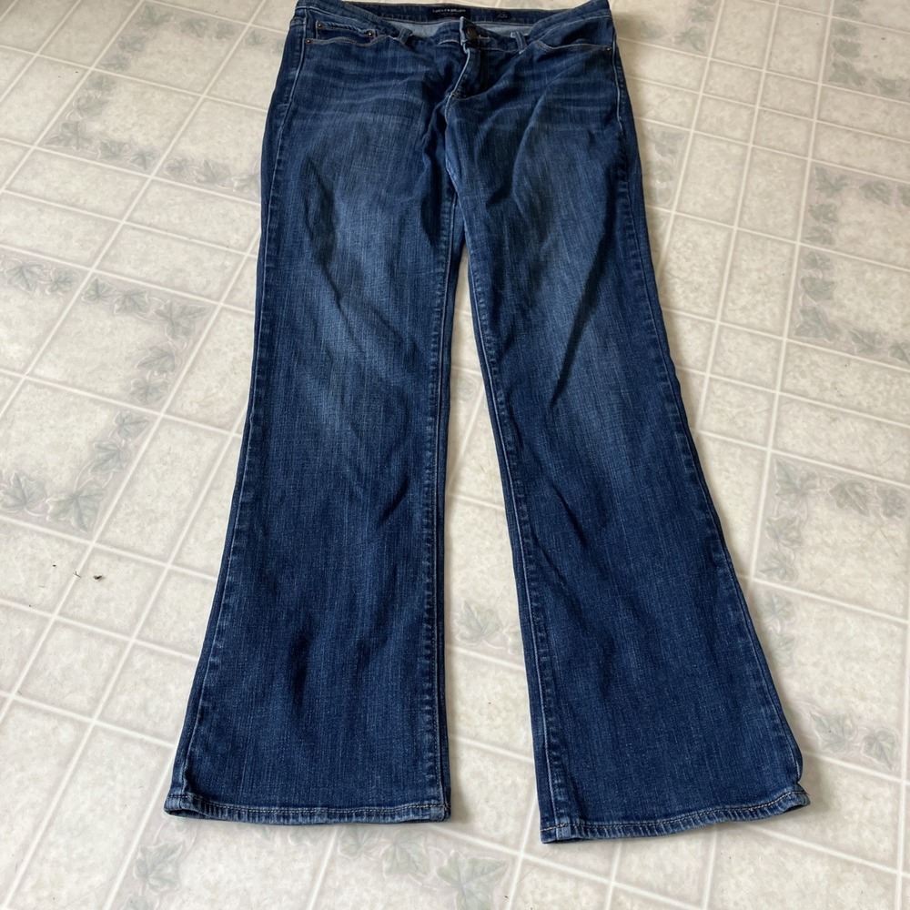 Lucky Brand Sweet Boot Denim Jeans Size 12/31 Regular Dark Wash Western